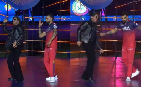 झूमे जो पठान... शाहरुख संग कोहली का डांस, क्रिकेट किंग ने यूं दिया किंग खान को टक्कर