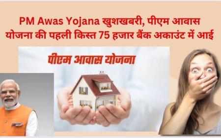  Pradhan Mantri Awas Yojana पीएम आवास योजना के तहत पहली किस्त जारी, 75 हजार लाभार्थियों को मिला लाभ