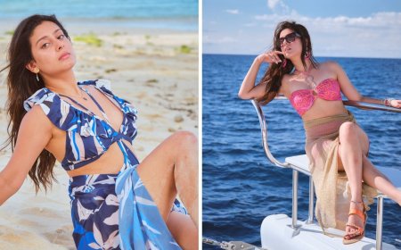 ईशा मालवीय के बीच लुक्स हैं बेहतरीन, आप भी लें आईडिया