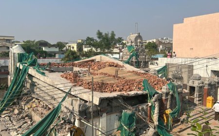 तेलंगाना में निर्माणाधीन छह मंजिला इमारत गिरी, दो की मौत, 6 लोगों के फंसे होने की आशंका