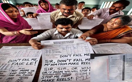मम्मी रील नहीं बनाने देगी, पापा कर देंगे शादी... सर, फेल मत करना, यूपी बोर्ड की कॉपी देख टीचर हैरान