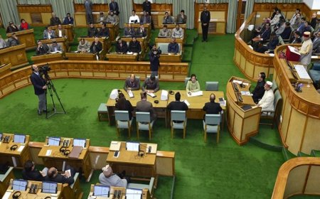 हिमाचल विधानसभा से BJP विधायकों का वॉकआउट:सदन में उठाया बैरिकेडिंग का मसला; जयराम बोले-धरना रोकने पंजाब-हरियाणा से मंगाए वाटर कैनन