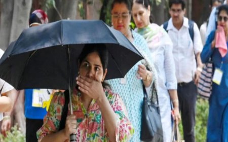 दिल्ली में तेज ठंडी हवाओं से बदला मौसम, छत्तीसगढ़-झारखंड में लू, 5 राज्यों में बारिश का अलर्ट