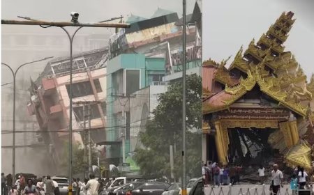 म्यांमार में भीषण भूकंप: मृतकों की संख्या 1,644 के पार, भारत ने भेजी राहत सहायता