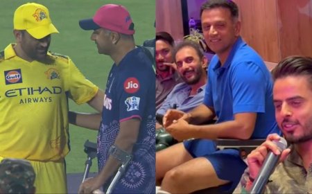 इधर धोनी ने लिया टूटे पैर का हाल, उधर ‘हीरो नंबर 1’ गोविंदा के दामाद ने राहुल द्रविड़ के सामने गाया ये गाना