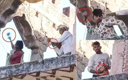 दरभंगा में नवरात्री के पहले दिन मंदिर से लौट रहे लोगों पर पथराव, समुदाय विशेष के लोगों पर आरोप; Video