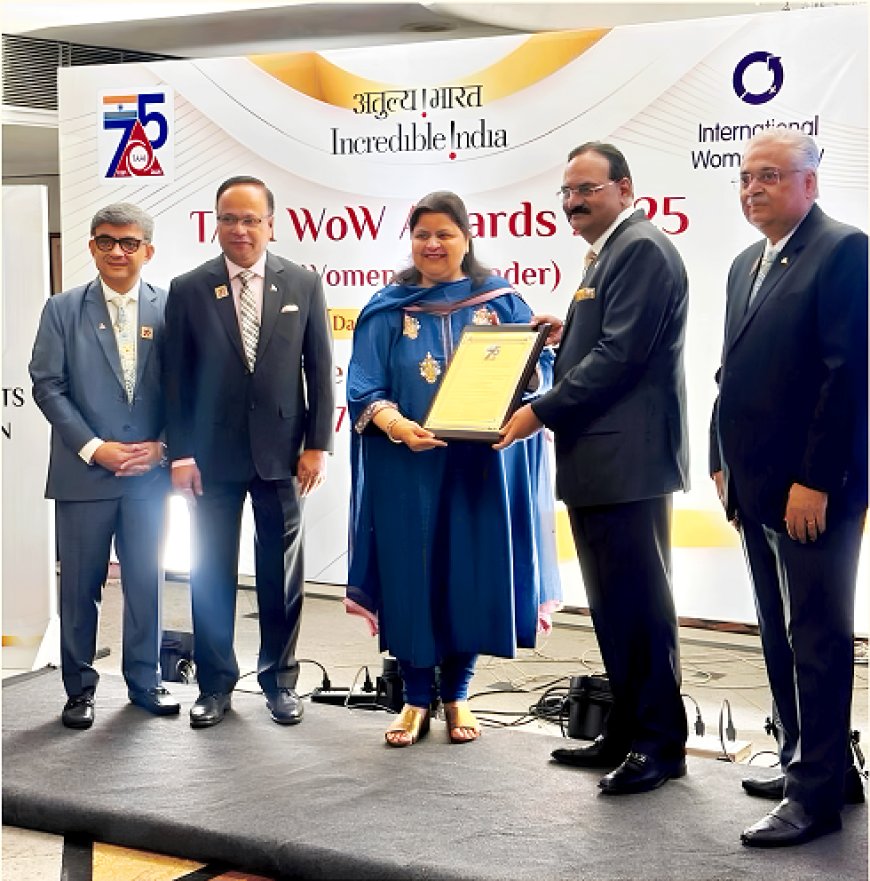 Celebrating Women's Excellence: Manju Sharma Honoured for Leadership in Hospitality at TAAI WoW Awards 2025