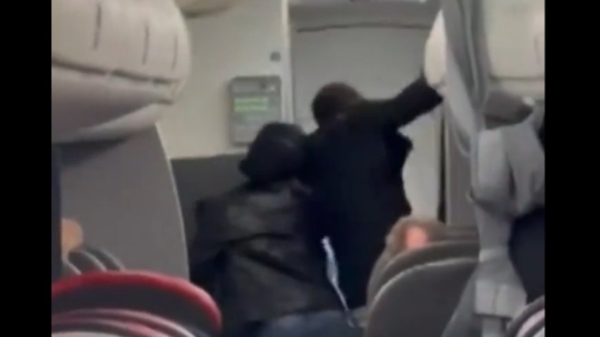 Watch: American Airlines passenger attacks crew, swallows rosary beads, says 'Satan followed them on plane'