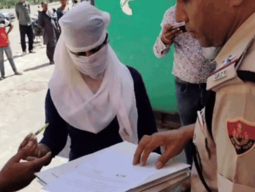 हरियाणा पुलिस ने हनीट्रैप आरोपी की प्रेस कॉन्फ्रेंस रुकवाई:बेल पर छूटी युवती को नोटिस थमाया; BJP अध्यक्ष पर गैंगरेप केस कराया था