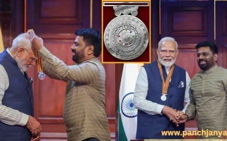 PM मोदी को श्रीलंका का सर्वोच्च नागरिक सम्मान ‘मित्र विभूषण’, बोले– यह 140 करोड़ भारतीयों का सम्मान