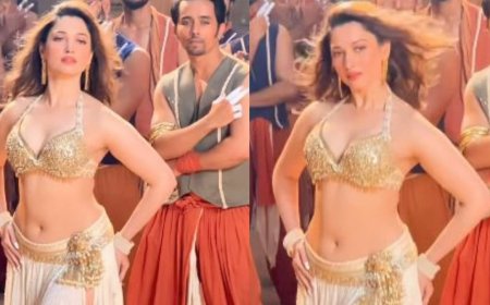 फिल्म के सेट से लीक हुआ तमन्ना का डांस वीडियो, अजय देवगन की फिल्म की चल रही थी शूटिंग