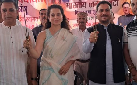 कंगना ने कांग्रेस को अंग्रेजों की बची हुई औलाद बताया:बोली- जहां कांग्रेस नेता मिलते हैं, वहां डाकुओं का गैंग बन जाता है