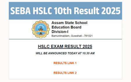 Assam SEBA HSLC Result 2025: असम बोर्ड कक्षा 10वीं का रिजल्ट यहां चेक करें