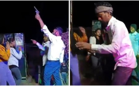 हाथ में पिस्तौल और भोजपुरी गाना, बार बालाओं संग डांस करने का वीडियो वायरल