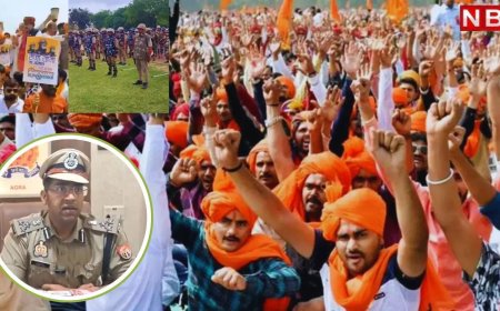 करणी सेना की 'स्वाभिमान रैली' आज, आगरा में भारी सुरक्षा के इंतजाम, रात से शहर में जुटने लगे लोग