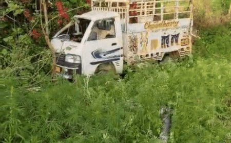 ऊना में एक्सीडेंट में बच्ची की मौत, 8 घायल:टेंपो का टायर फटा फटने से हादसा, अंतिम संस्कार से लौट रहे थे सभी