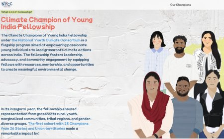 क्लाइमेट चैंपियंस ऑफ यंग इंडिया फेलोशिप प्रोग्राम