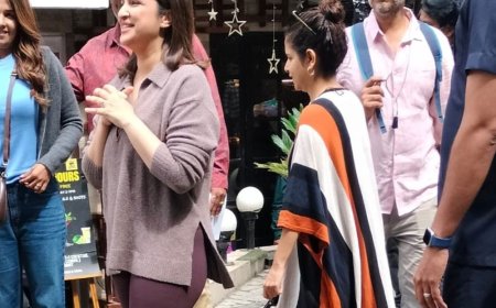 परिणीति चोपड़ा शिमला पहुंची:वेब सीरीज की कर रही शूटिंग, प्रशंसकों की लगी भीड़