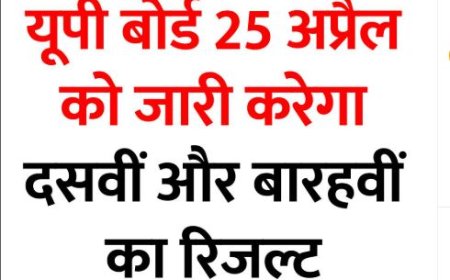 up board result 2025: 10वीं और 12वीं के लाखों छात्रों का इंतजार खत्म, 25 अप्रैल को आएगा रिजल्ट