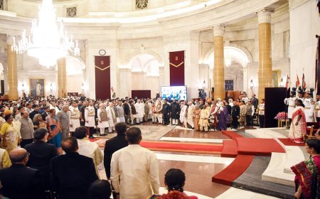 खेल के क्षेत्र में श्रीजेश पीआर को पद्म भूषण, आर अश्विन और सत्यपाल सिंह पद्मश्री से सम्मानित
