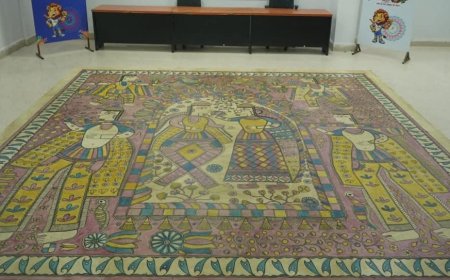 सबसे बड़ी मधुबनी पेंटिंग का विश्व कीर्तिमान