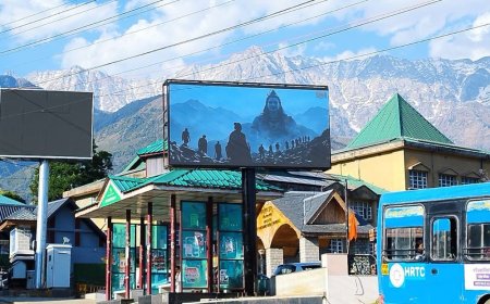 धर्मशाला में एलईडी स्क्रीन पर दोहरा खर्च:स्मार्ट सिटी ने 2.15 करोड़ में लगाई, निगम ने अलग से दिया ठेका