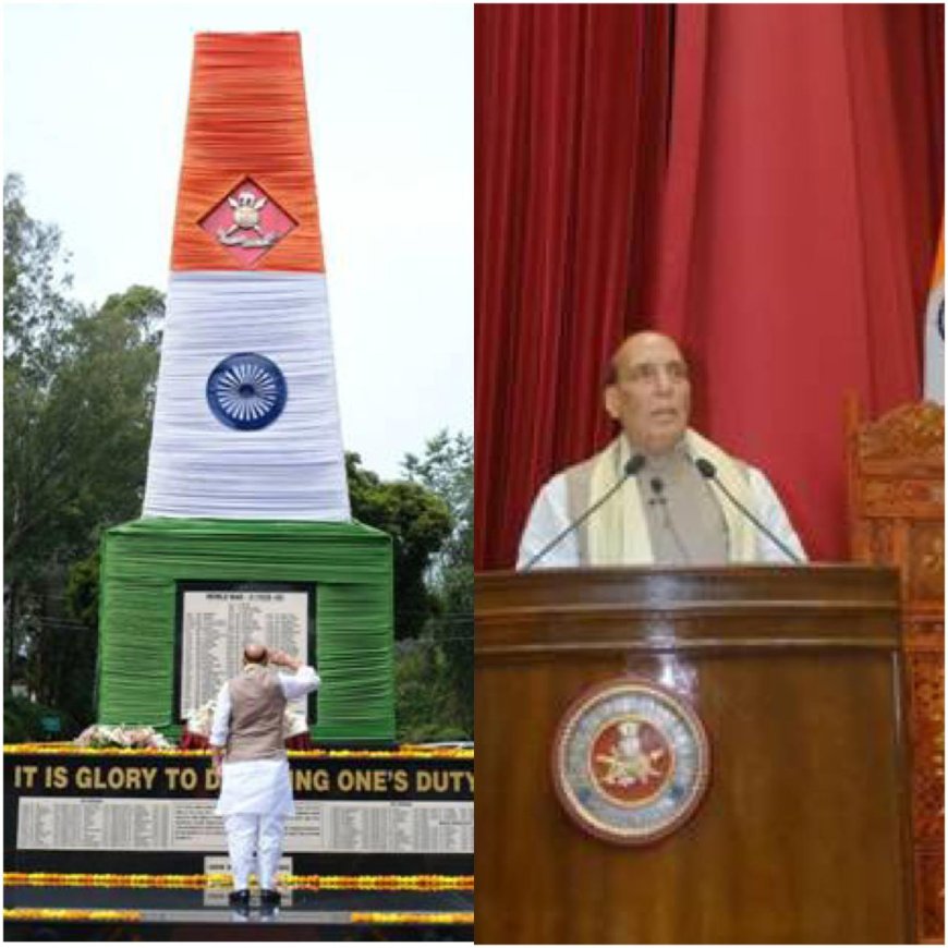 रक्षा मंत्री राजनाथ सिंह ने तमिलनाडु में शहीद सैनिकों को दी श्रद्धांजलि