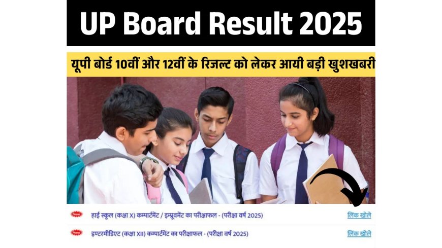 UP Board Result 2025: बड़ी घोषणा! यूपी बोर्ड 10वीं और 12वीं के रिजल्ट को लेकर आयी खुसखबरी