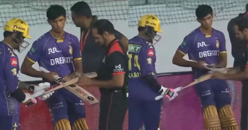 इन दो बल्लेबाजों का बैट चेक फेल, दोनों ही KKR के तूफान हैं, पंजाब से मैच में हुई ये घटना