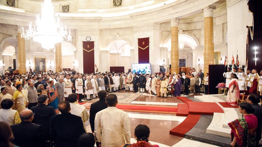 खेल के क्षेत्र में श्रीजेश पीआर को पद्म भूषण, आर अश्विन और सत्यपाल सिंह पद्मश्री से सम्मानित