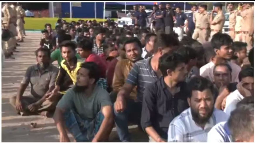 गुजरात – पुलिस का बड़ा एक्शन, अवैध रूप से रह रहे 550 से अधिक बांग्लादेशी व अन्य विदेशी हिरासत में