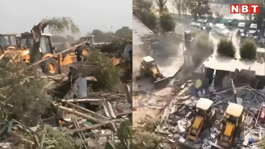 50 जेसीबी, 2000 पुलिसकर्मी, अहमदाबाद के मिनी बांग्लादेश में सबसे बड़ा बुलडोजर एक्शन