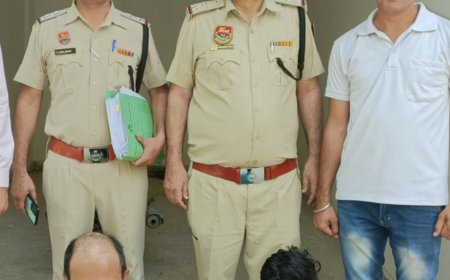 नारनौल में रिटायर्ड एयरफोर्स कर्मी से 74 लाख ठगे:दिल्ली से 2 ठगों को किया गिरफ्तार; क्रिप्टो करेंसी में निवेश का दिया था झांसा