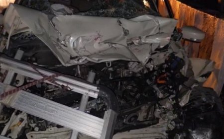 सड़क हादसे में सुप्रीम कोर्ट के वकील की मौत:गोपालगंज में कार को ट्रक ने मारी टक्कर, पत्नी और ड्राइवर गंभीर, दिल्ली जा रहे थे