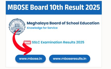 MBOSE Meghalaya SSLC Result 2025: मेघालय बोर्ड कक्षा 10वीं का रिजल्ट आज 11:00 AM पर जारी