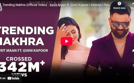 Trending Nakhra (Official Video) : Amrit Maan ft. Ginni Kapoor | Intense | Punjabi Song