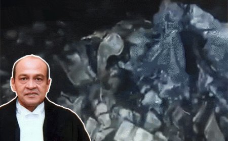 जज कैश केस– कमेटी ने CJI को जांच रिपोर्ट सौंपी:जस्टिस वर्मा के घर 500-500 के जले नोटों के बंडल मिले थे