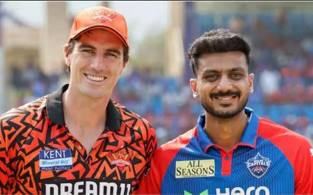 IPL 2025: सनराइजर्स हैदराबाद और दिल्ली कैपिटल्स के बीच 55वां मुकाबला, जानें प्लेइंग-11, पिच रिपोर्ट और मैच प्रिडिक्शन