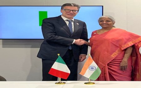 एडीबी की बैठक में भारत-इटली ने आर्थिक संबंधों को मजबूत करने के उपायों पर किया विचार