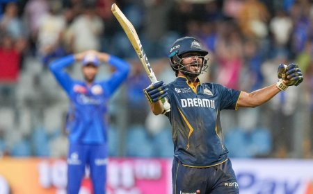 Gujarat Titans pull off thriller, halt Mumbai Indians' 6-match winning streak