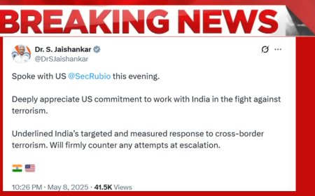 Operation Sindoor, सीमा पार आतंकवाद पर अमेरिकी समर्थन, डॉ. एस. जयशंकर और मार्को रूबियो के बीच बातचीत