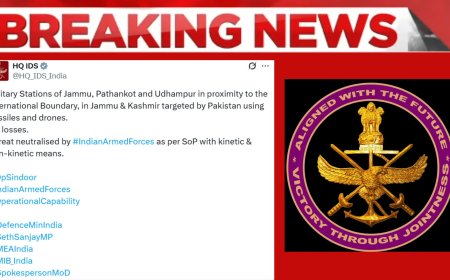 पाकिस्तान के हमलों के बाद भारत अलर्ट मोड पर, IPL मैच रद्द, हवाई सुरक्षा कड़ी, दिल्ली सरकार ने उठाए कदम