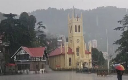 हिमाचल के 5 जिलों में आज बारिश के आसार:50 Km प्रति घंटा की रफ्तार से तूफान की चेतावनी; कल से मौसम साफ