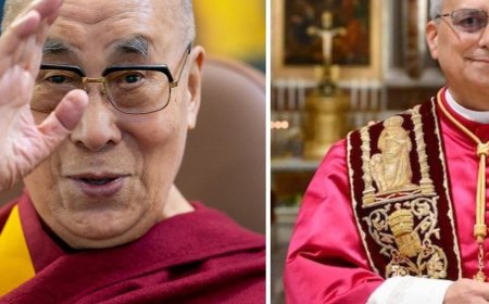 धर्मशाला से दलाई लामा की पोप लियो XIV को बधाई:भेजी चिट्ठी, बोले-आपका चुनाव दुनिया के लिए आशा की किरण