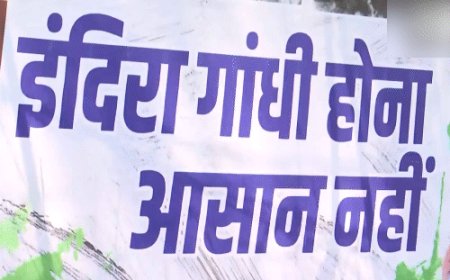 कांग्रेस का पोस्टर- इंदिरा होना आसान नहीं:राहुल बोले- सरकार संसद सत्र बुलाए, पायलट बोले- वॉशिंगटन से सीजफायर का ऐलान सवाल खड़े करता है