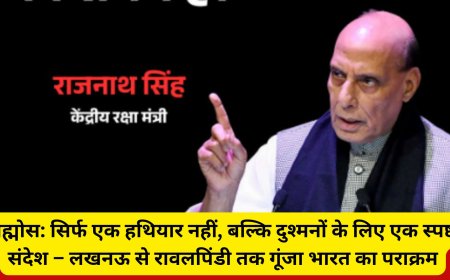 ब्रह्मोस: सिर्फ एक हथियार नहीं, बल्कि दुश्मनों के लिए एक स्पष्ट संदेश – लखनऊ से रावलपिंडी तक गूंजा भारत का पराक्रम