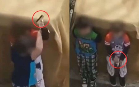 लोडेड बंदूक लिए खड़े थे 7 और 9 साल के बच्चे, पुलिस ने इस तरह मामले को किया हैंडल