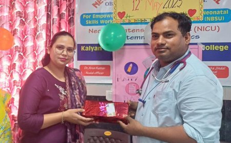 अंतर्राष्ट्रीय नर्स दिवस 2025 के अवसर पर स्थल: एनआईसीयू, केएसजीएमसी बुलंदशहर