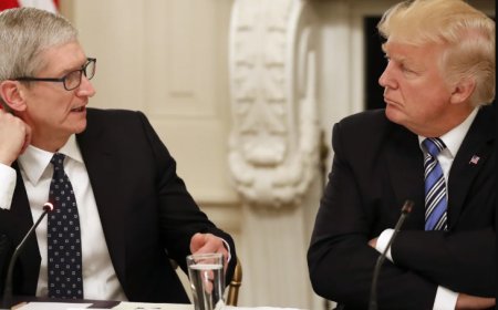 एपल के सीईओ से बोले डोनाल्ड ट्रंप, भारत में न बनाएं आइफोन