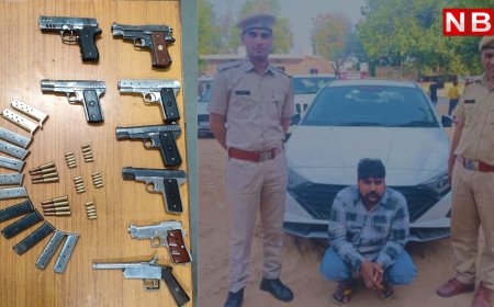 हरियाणा की बाबा गैंग का सरगना राजस्थान से गिरफ्तार, जयपुर में इस ठिकाने से कर रहा था हथियार सप्लाई